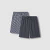 JAJU [JAJU] Men's Rayon 5-Part Pajama Pants (2-Pack, Choose 1