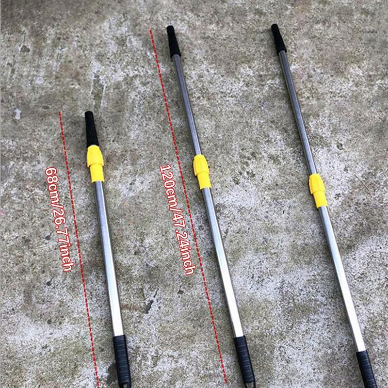 Fenteer Telescopic Pole for Rake Adjustable Length Non Slip Stainless