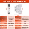 ZPSHYD GRL8-03 Water Level Controller Relay, AC/DC 24-240V 10A Liquid