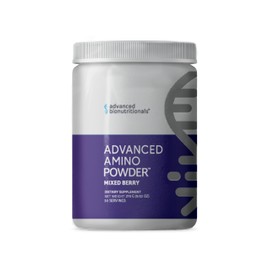 Advanced Bionutritionals – Advanced Amino Powder, Amino Acid Supplement, Build Muscle, Post Workout Recovery, Energy, Stamina, Non-GMO, Gluten Free, Dairy Free, Vegan (30 Servings)