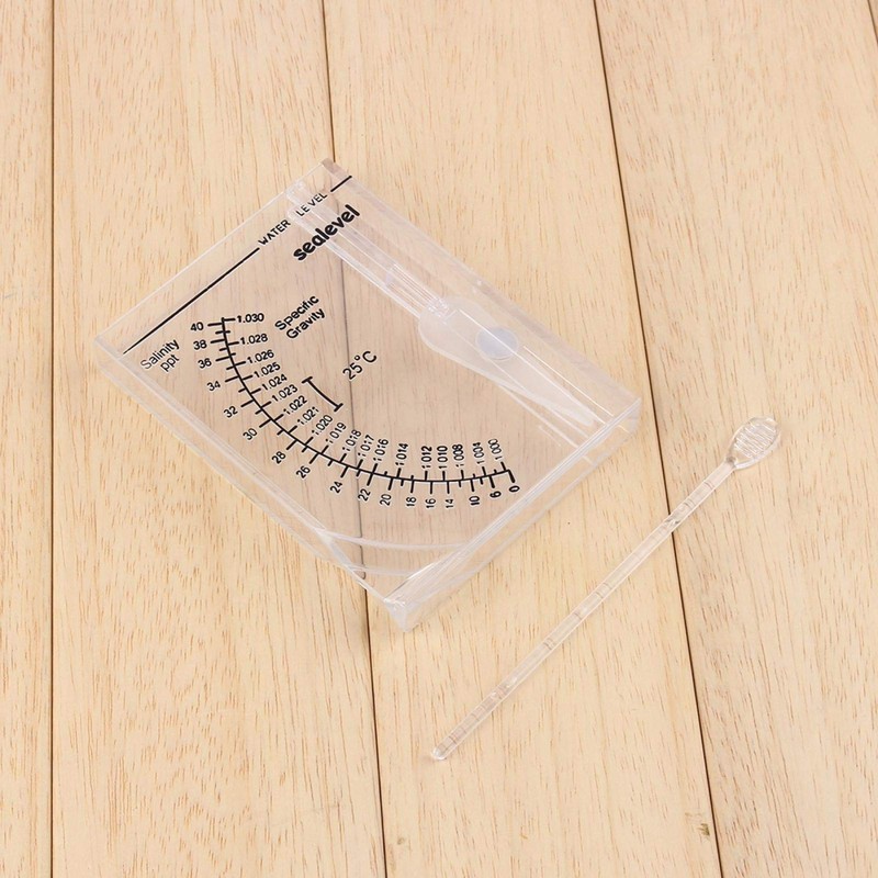 Hydrometer Salinity Meter for Aquarium Hydrometer Salt Water Salinity Meter