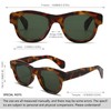 LIXX Retro Chunky Sunglasses Rounded Square Frame for Men Women