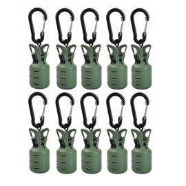 Squid Holder, Set of 10, Protective 10 Row Squid, Egg Cover, Large Size, Green