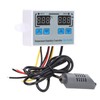 12V Temperature Humidity Controller, 0℃ to 100℃ 2 Digital Display