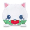 Teeturtle Reversible 6" Holiday Wreath Cat Plushie - Cute Kawaii