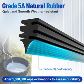 Rear Windshield Wiper for Nissan Rogue 2021-2023, Streak-free OEM Back Wipers Blades, 12" Window Blade Replacement Assembly