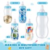 2-in-1 Blue Plastic Baby Bottle Bank - Jumbo Size, Perfect