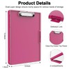 Clipboard with Storage, 8.5x11" Clip Boards with 2 Storage Case