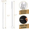 BARIANTTE Premium Glass Straw Set of 6 & Glass Straw