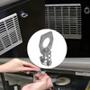4 Pieces Water Heater Cam Lock Stainless Steel Door Cover