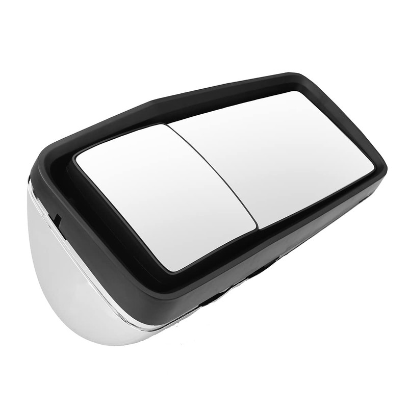 Chrome Door Mirror for Kenworth T680, Defrost Heated Side View