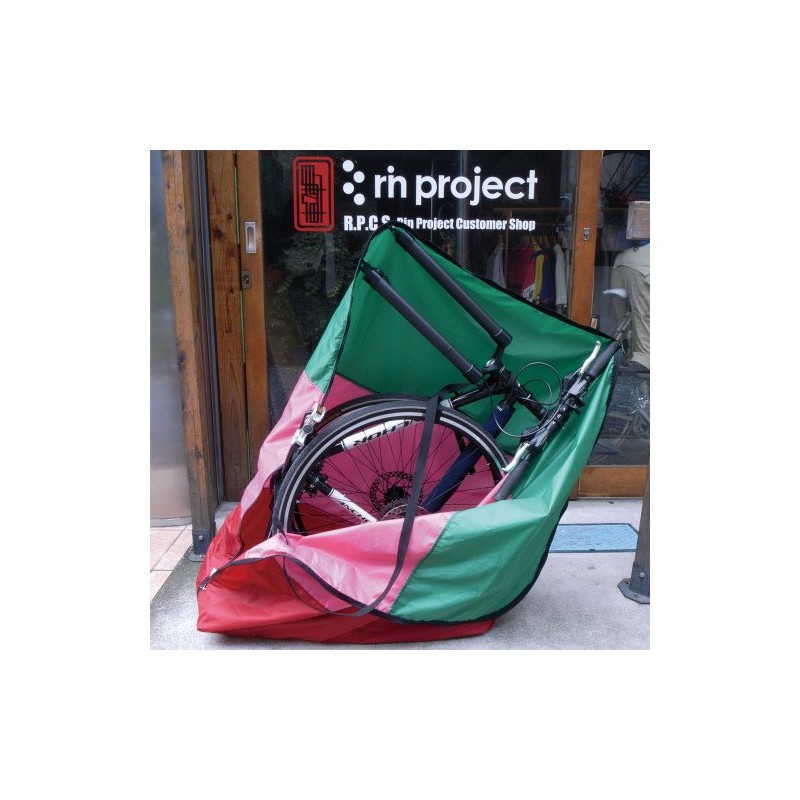 Rin Project (no.1011) Front and Rear Wheeled Bag, Black, Front