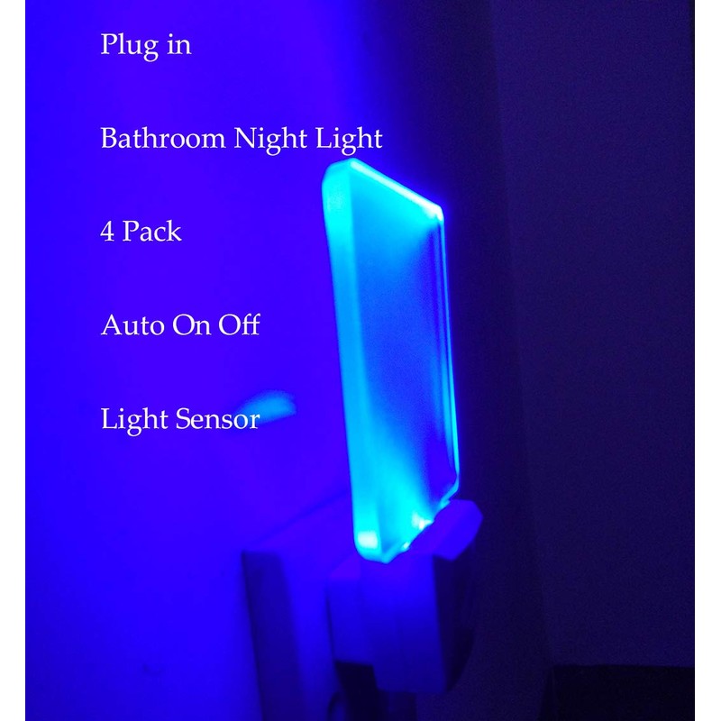 LED Night Light Plug in 4 Pack, Dusk to Dawn