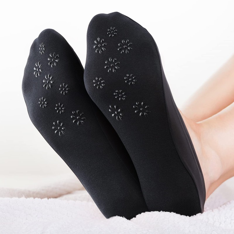No Show Socks Women Nylon Low Non-Slip Thin Liner Socks
