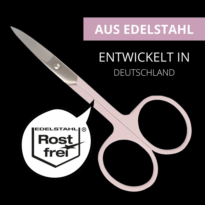 PARSA Beauty LOV.U Nail Scissors (Pink) - Nail Cutter for