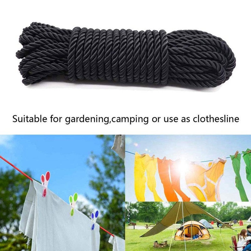 Angeer 2 pcs/set All Purpose Rope 8 mm 10M/32 Feet
