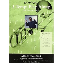Album Vol. I (Very Easy) for Trombone and Piano: 1: Dowani 3 Tempi Play Along for Classical Music