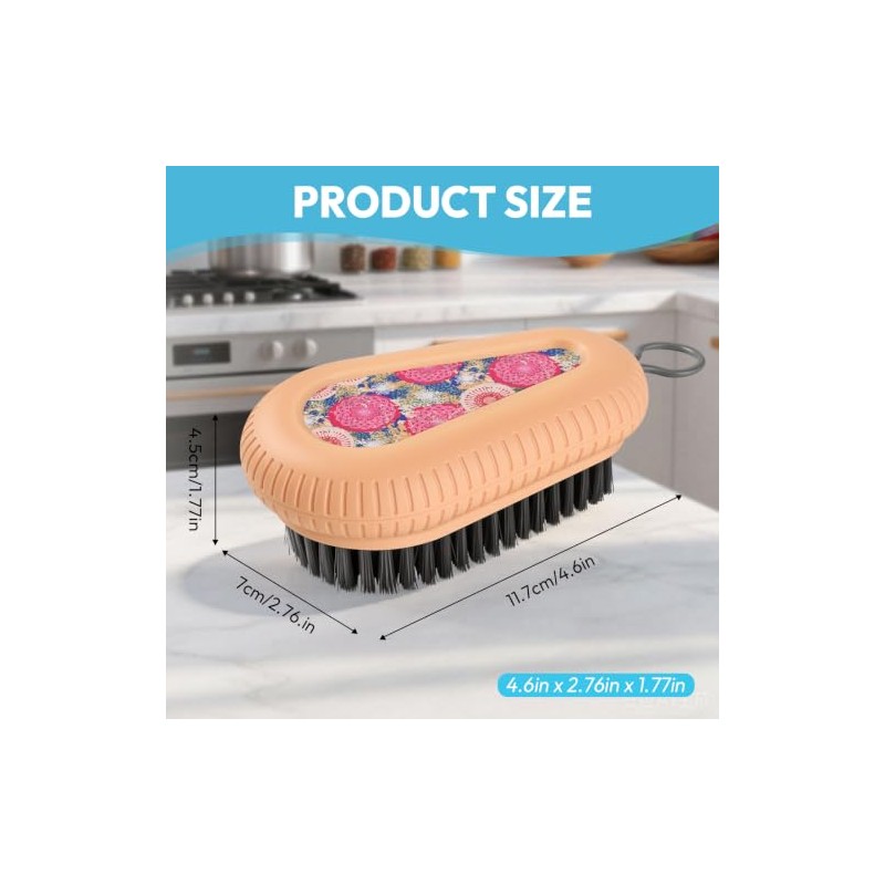 Fruit and Vegetable Brush, Multi-Purpose Produce Scrubber Brush with Non-Slip