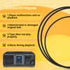 Upgrade 2 Door Belt CD Player Belts and 4 Drive