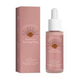 Drinkable Sunless Tanning Drops, Moisturizing Bronzing Formula for Face and Body, Moisturizing Bronzing Color Tanner for Face & Body, Sunless Tanning Glow (M-1Pack)