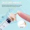10 x Kitten Feeding Nipples with 23 O-Ring Syringe (3,