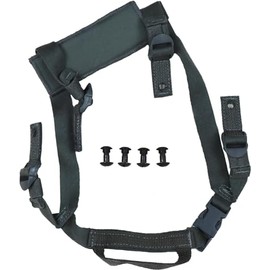 US Military Advanced Combat Helmet Chin Strap with Hardware Bolts Foliage Green ACH MICH ACU 4-Point Chinstrap USGI