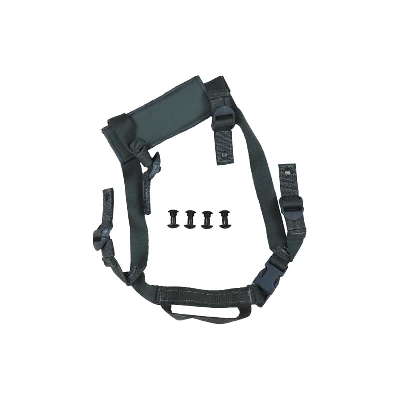 US Military Advanced Combat Helmet Chin Strap with Hardware Bolts
