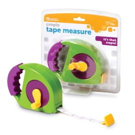 Learning Resources Il Mio Primo Metro di Misurazione Measure It, 3+ Anni, Metro Colorato con Gradazioni Metriche e Imperiali, Avvolgimento Manuale
