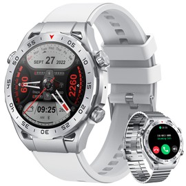 Smartwatch Fitness Watch with Phone Function: 1.42 Inch Men's Smart Watch Bluetooth Call with Sleep Monitor Pedometer Watch Heart Rate Monitor 100+ Sports Modes Fitness Watch for Android iOS