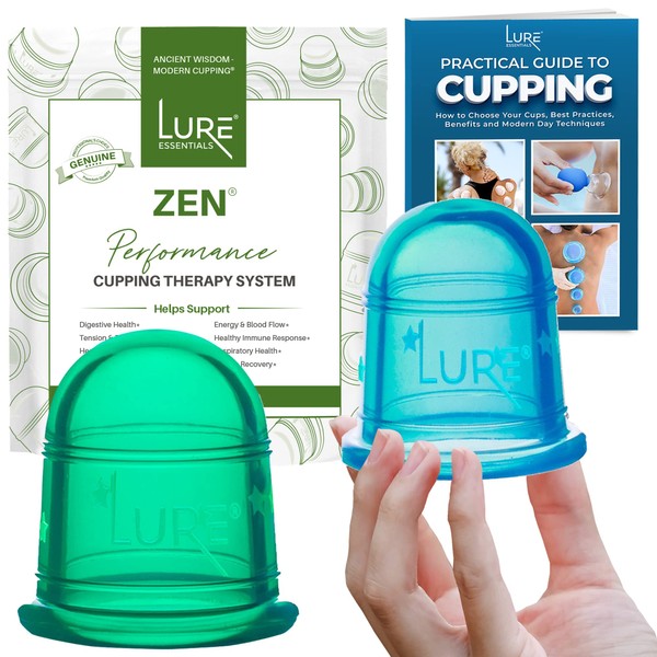 Lure Anti Cellulite Vacuum Cups Cupping Therapy Set for Cellulite, Fascia, Muscle & Joint Pain