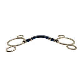 Bello-Equine Polo 3 Ring Happy Tongue Bit Sweet Iron - 135mm