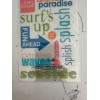 Sticko Autocollant Beach Bum Splash Fun Ahead Seaside Waves Sun