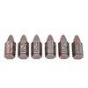 6 Pcs Bullet Metal Dice Set Micro Polyhedral Bloodstained Bullet