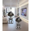OMYZERO 12Inch Metal Alien Fan Pull Chain Extender with Ball