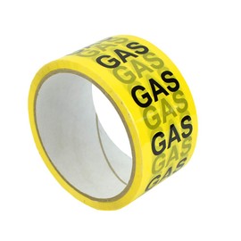 Arctic Hayes 662030 "Gas" 33m ID Tape, Black/Yellow