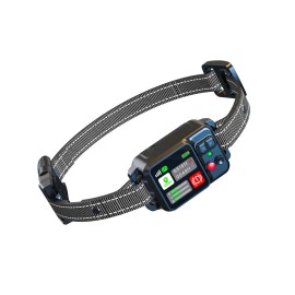GPS Wireless Dog Fence System with Adjustable 49 to 6500 ft for Outdoor Circular Electric Fence for Dogs Adjustable WaterproofSize: Xl, Color: Black, Item Type: Training Collars