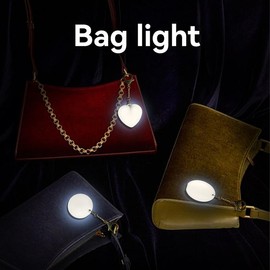 Love wallet tote bag touch sensing light:_Heart shaped bag touch sensor light  1PCS