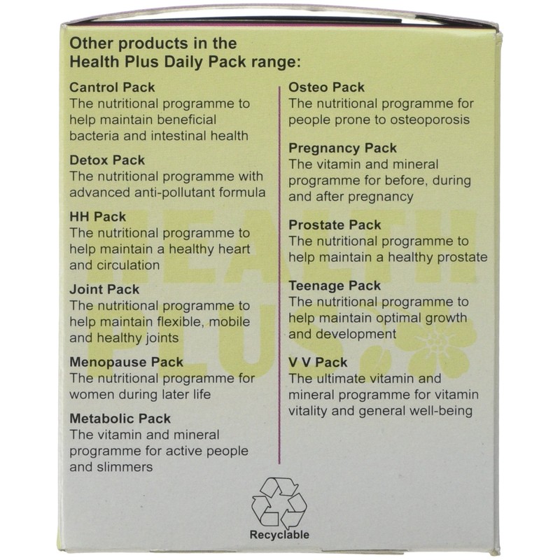 Health Plus Immunade Pack Antioxidant Daily Supplement - 28 Day