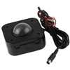 SWONVI Arcade Trackball Mouse,4.5cm Lighted Illuminated Round LED Trackball Mouse