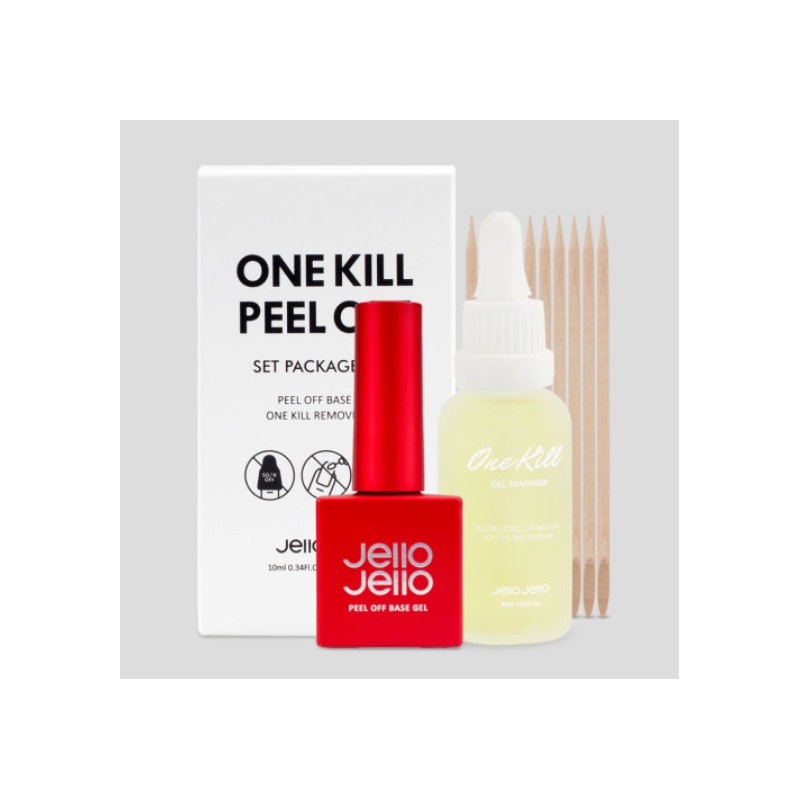 Jello Jello Peel-Off Base Gel One Kill Remover 2-piece set