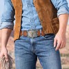 SANSTHS Ratchet Cowboy Belt, Western Ratchet Belts for Men Ratchet