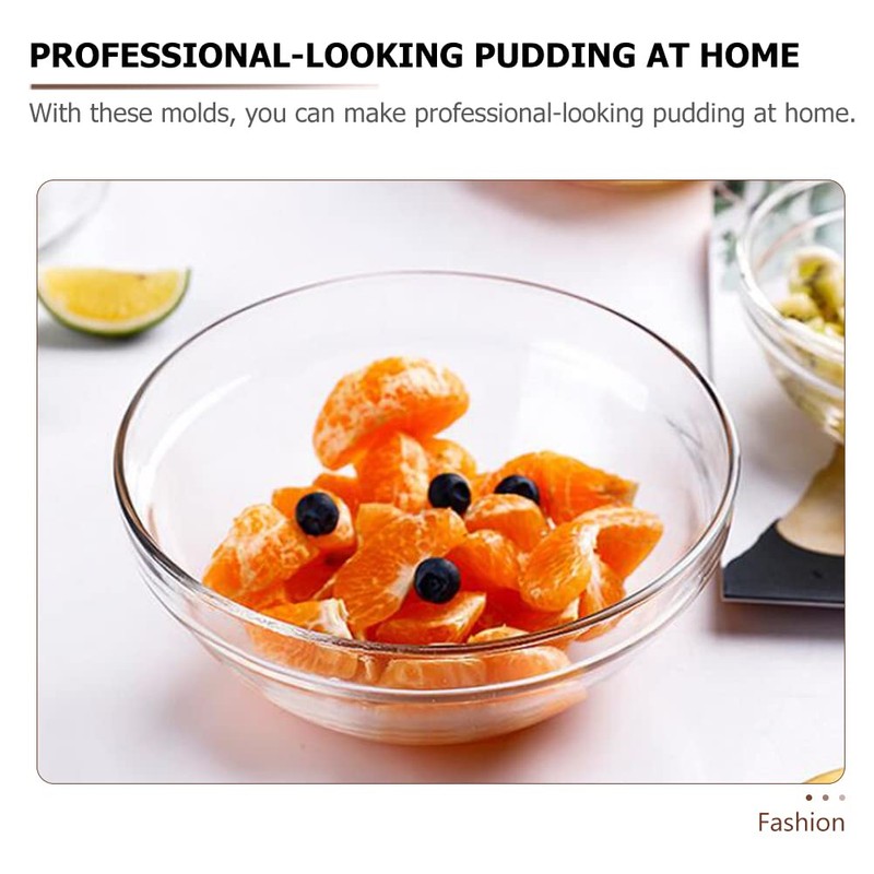 Set of 10 Mini Prep Bowls, 2.36 Inch Small Glass