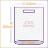 Bag Market | 100 x White Patch Handle Plastic Carrier