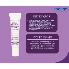 Exderm Age Crema Anti Edad Contorno De Ojos 15 Ml Tipo de piel Todo tipo de piel