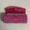 Beaded Mary Kay MK Signature Lipstick Case In Hot Pink