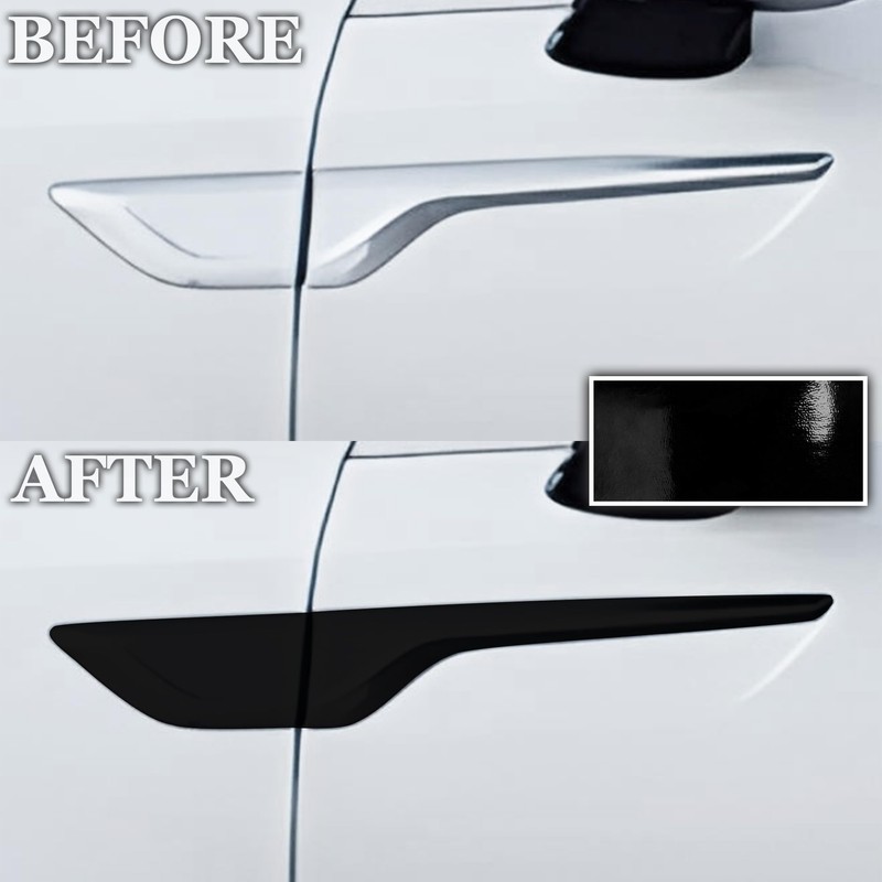 BOGAR TECH DESIGNS Side Badge Chrome Delete Overlay Film Compatible