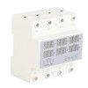 Voltmeter Ammeter, 3 Phase DIN Rail, with Digital Display Screen,