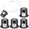 TEHAUX Watch Loupe Magnifier Set, 4pcs Hands-Free Eye Loupe 3X