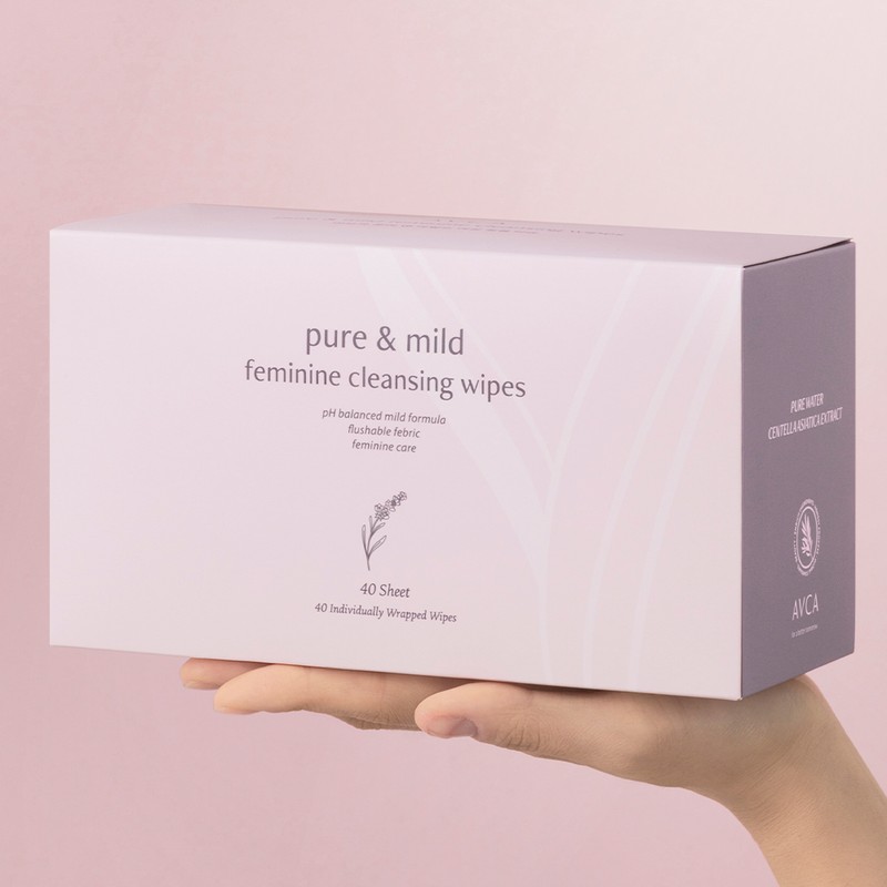 Abka [Abka] Pure & Mild Women's Y Zone Cleaning Tissue
