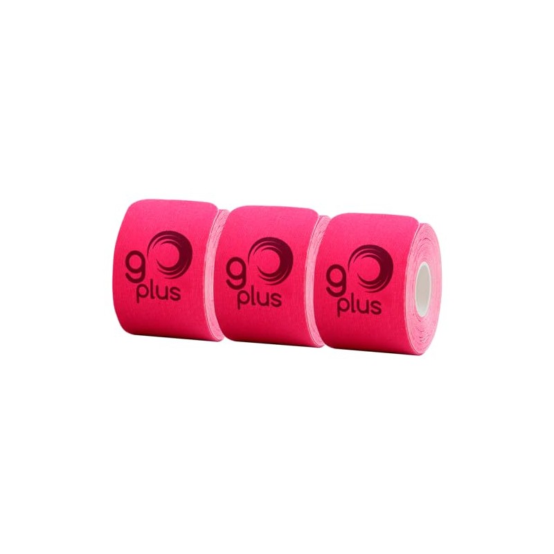 Cinta Kinesiológica Rosa 5m Pre-cortada Go Plus (3)